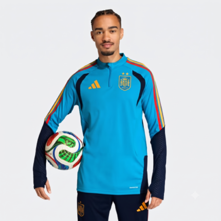 camiseta entrenamiento españa 2 estrellas manga larga