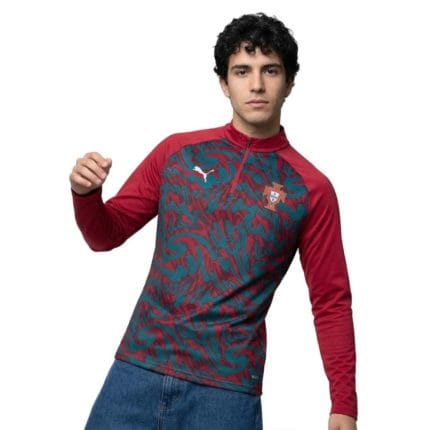 Camiseta de entrenamiento de la selección de Portugal para la temporada 2026. Equipación oficial para adulto.