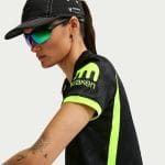 Camiseta de mujer visitante del Atlético de Madrid para la temporada 2026/27. Segunda equipación oficial para aficionadas.