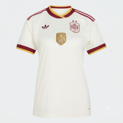 camiseta mujer visitante españa 2 estrellas 2026