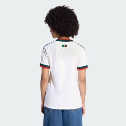 Camiseta de mujer visitante de México 26, segunda equipación oficial de la Selección Mexicana de fútbol.