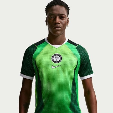 Camiseta de fútbol de Nigeria 2026, primera equipación para adulto. Diseño oficial de las Súper Águilas para la nueva temporada.