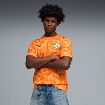 Camiseta de portero de la selección de Senegal para la temporada 2026. Equipación oficial de guardameta para adulto.