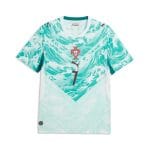 Camiseta de fútbol de Portugal, segunda equipación 2026, para adulto. Estampado oficial con el dorsal 7 de Cristiano Ronaldo.