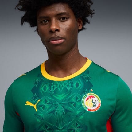 Camiseta de fútbol de Senegal, segunda equipación para la temporada 2026. Uniforme de visitante oficial para adulto.