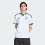 Camiseta de fútbol visitante para adulto de la selección de Italia 2026. Segunda equipación oficial de la Azzurra.
