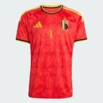 Camiseta de portero de Bélgica 2026 de Courtois. Primera equipación oficial para adulto.