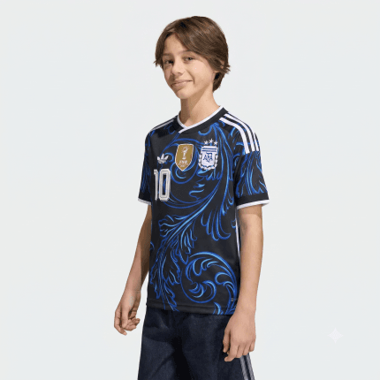 segunda equipacion niño argentina 2026