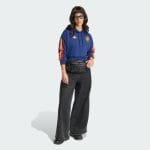 Sudadera corta de mujer con capucha de la selección de España, colección DNA. Ropa oficial de la RFEF para aficionadas.