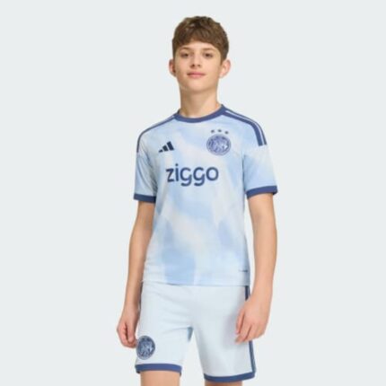 Tercera equipación para niños del Ajax Amsterdam temporada 26/27. Camiseta de fútbol oficial para los más pequeños aficionados.