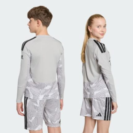 Camiseta de portero para niños del Arsenal FC temporada 26/27. Equipación oficial de guardameta del Arsenal para infantil.