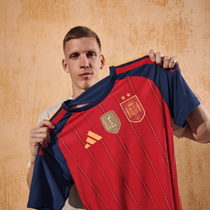 camiseta españa 2 estrellas y parche fifa champion 2026