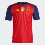 camiseta españa con dos estrellas y parche fifa 2026
