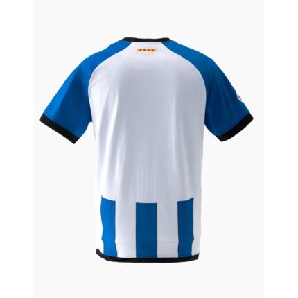 Camiseta de la primera equipación del RCD Espanyol para la temporada 2026-2027, versión de adulto. Diseño blanquiazul oficial.