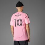 Camiseta de adulto primera equipación del Inter Miami CF temporada 25/26 con el dorsal oficial número 10 de Leo Messi.