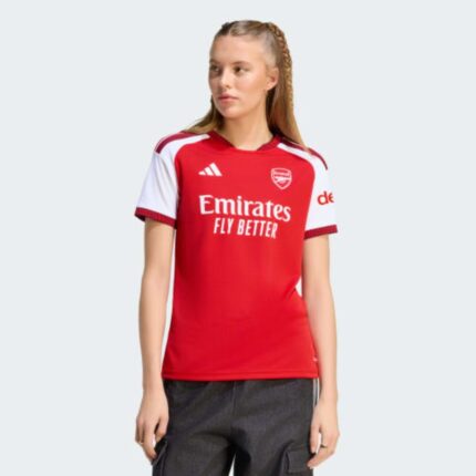 Camiseta de fútbol para mujer del Arsenal FC, primera equipación de la temporada 26/27. Producto oficial.
