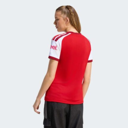 Camiseta de fútbol para mujer del Arsenal FC, primera equipación de la temporada 26/27. Producto oficial.