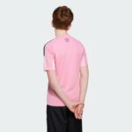 Camiseta de fútbol para niños del Inter Miami CF, primera equipación de la temporada 25/26. Color rosa y negro oficial.