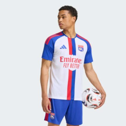 Camiseta de la primera equipación del Olympique de Lyon para la temporada 2026/2027, versión de adulto.