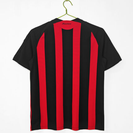 Camiseta retro AC Milan 2008/09, primera equipación, rayas rojas y negras. — foto 2