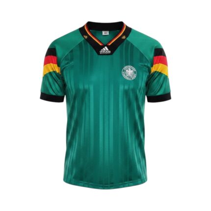 Camiseta retro Alemania 1992 segunda equipación — vista frontal en maniquí