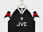 Camiseta retro Arsenal 1992/94, segunda equipación en color negro y blanco. — foto 5