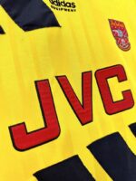 Camiseta retro Arsenal 1993-1994 segunda equipación amarilla — foto 2