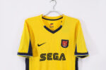 Camiseta retro Arsenal 2000/01 segunda equipación amarilla y azul — foto 5