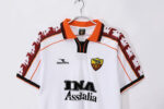 Camiseta retro AS Roma 1998/99 segunda equipación blanca — foto 9