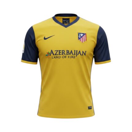 Camiseta retro Atlético de Madrid 2013/14 segunda equipación — vista frontal en maniquí