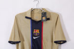 Camiseta retro FC Barcelona 2001/02 segunda equipación dorada — foto 5