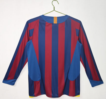 Camiseta retro FC Barcelona 2005/06 primera equipación manga larga — foto 2