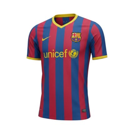 Camiseta retro FC Barcelona 2009/10 primera equipación — vista frontal en maniquí