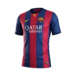 Camiseta retro FC Barcelona 2014/15 primera equipación — vista frontal en maniquí
