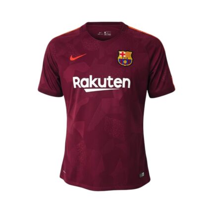 Camiseta retro del FC Barcelona de la temporada 2017/18, tercera equipación. — vista frontal en maniquí