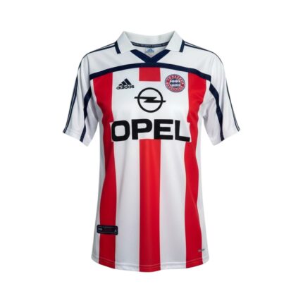 Camiseta retro Bayern de Múnich 2000/02 segunda equipación — vista frontal en maniquí