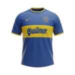 Camiseta retro Boca Juniors 2000/01 primera equipación — vista frontal en maniquí