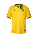 Camiseta retro Brasil 1998 Primera Equipación — vista frontal en maniquí