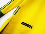 Camiseta retro de la selección de Brasil de 1998, primera equipación y manga larga. — foto 3