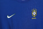 Camiseta retro de la segunda equipación de Brasil de 1998 con manga larga. — foto 7