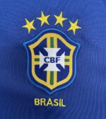 Camiseta de fútbol retro Brasil 2002 segunda equipación manga larga — foto 5