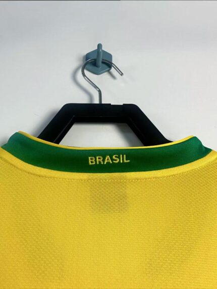 Camiseta retro Brasil 2006 primera equipación manga larga — foto 2