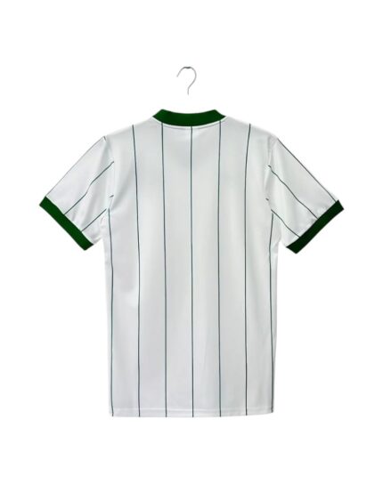 Camiseta retro Celtic 1984/86 segunda equipación blanca con rayas verdes — foto 2