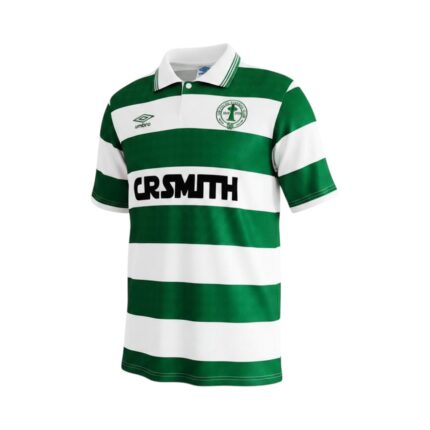 Camiseta retro Celtic 1987/88 primera equipación — vista frontal en maniquí