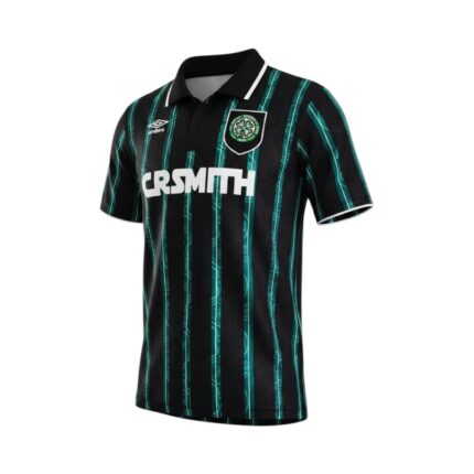 Camiseta retro Celtic 1992/93 segunda equipación — vista frontal en maniquí