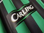 Camiseta retro del Celtic de Glasgow, segunda equipación de la temporada 2006/07, con rayas verdes y negras. — foto 5
