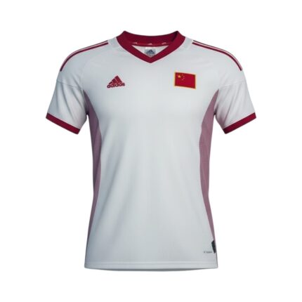 Camiseta retro China 2002 primera equipación. — vista frontal en maniquí