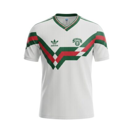 Camiseta retro Cork City 1988/89 primera equipación — vista frontal en maniquí