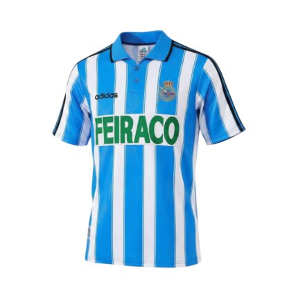Camiseta retro Deportivo de La Coruña 1997/98 primera equipación — vista frontal en maniquí