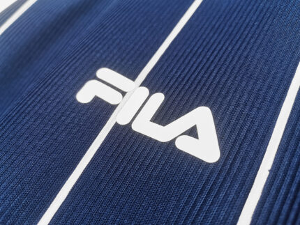 Camiseta retro de la selección de Escocia, primera equipación de la temporada 2002, color azul con rayas blancas. — foto 2